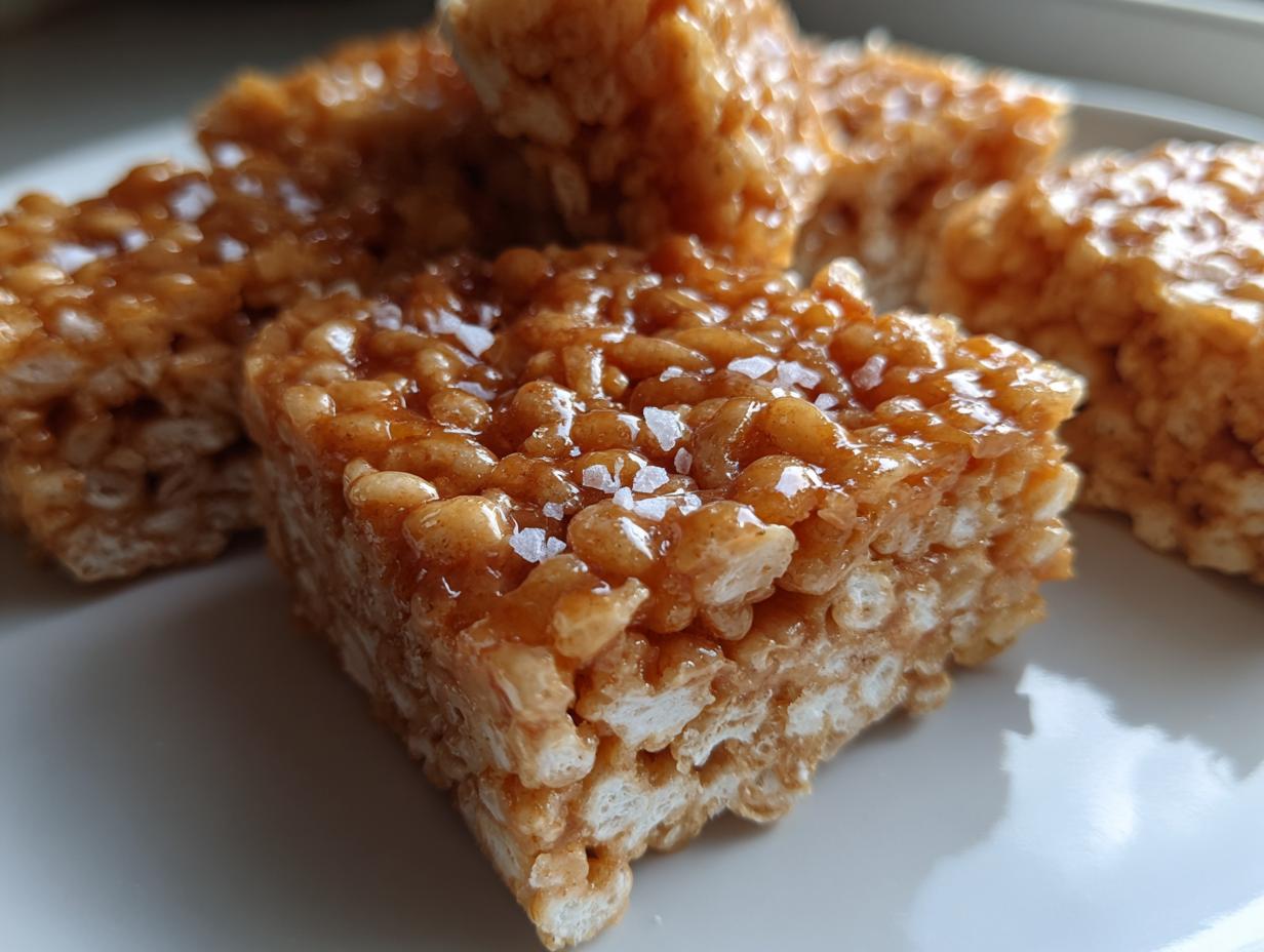 15-Minute Salted Brown Butter Rice Krispie Treats: Irresistible!