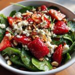 Strawberry Spinach Salad