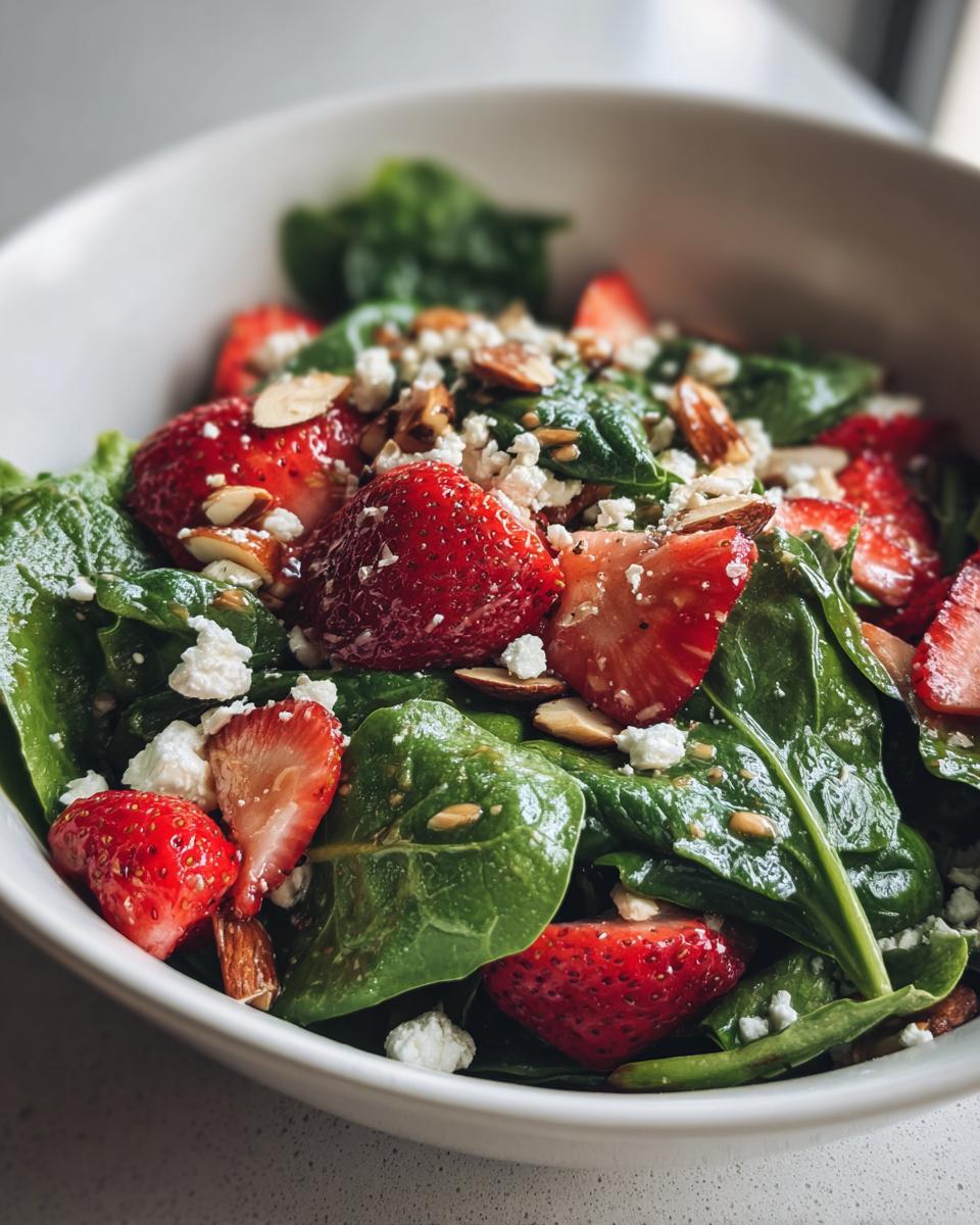Strawberry Spinach Salad - detail 2
