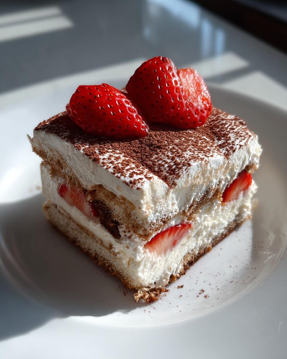 Strawberry Tiramisu - detail 3