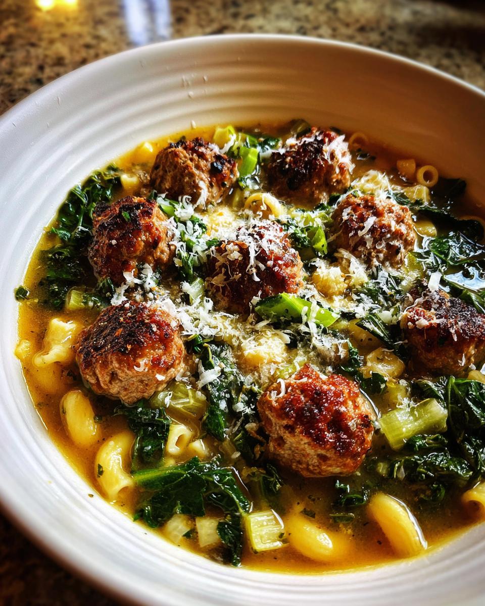This Italian wedding soup recipe - detail 3