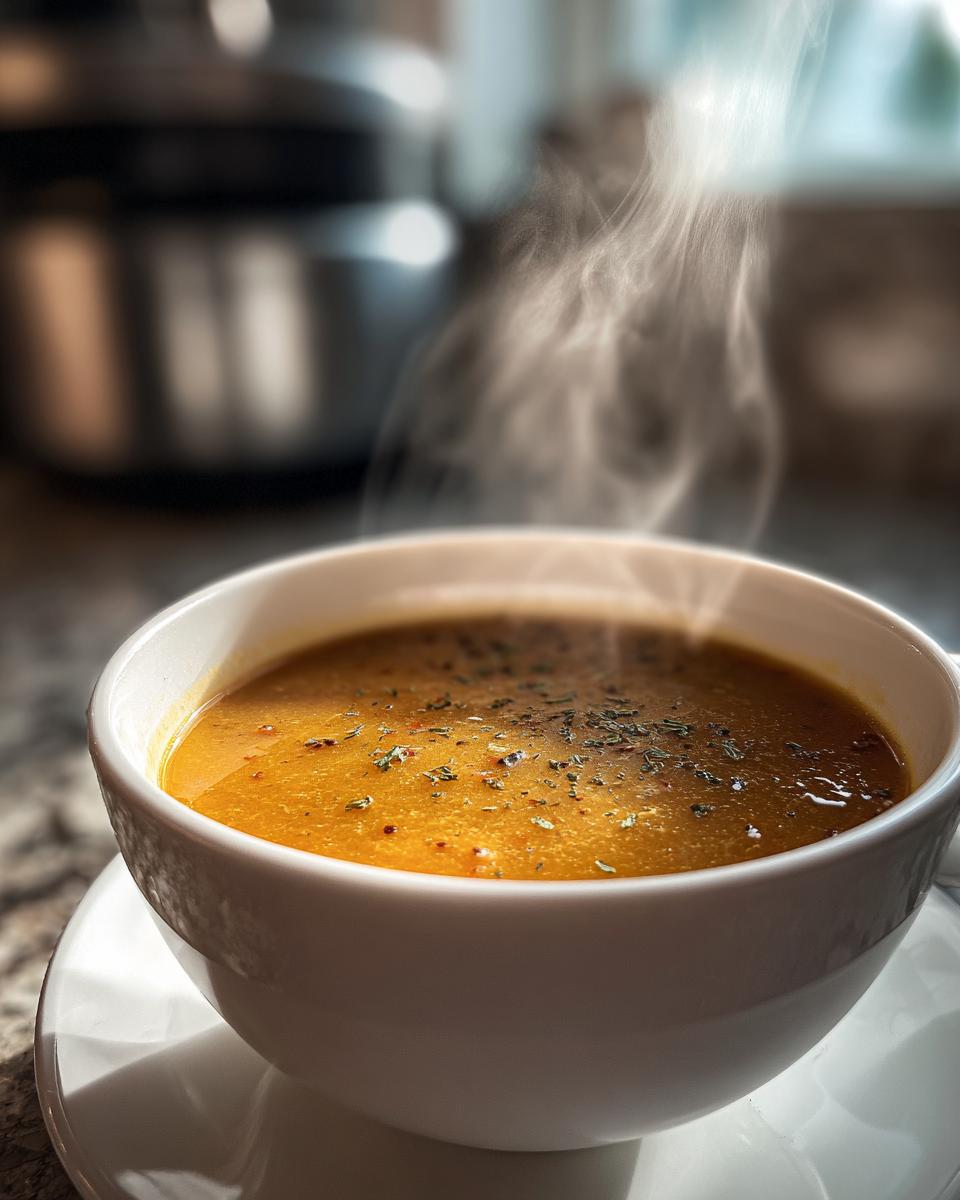 Vegan Carrot Potato Soup - detail 1