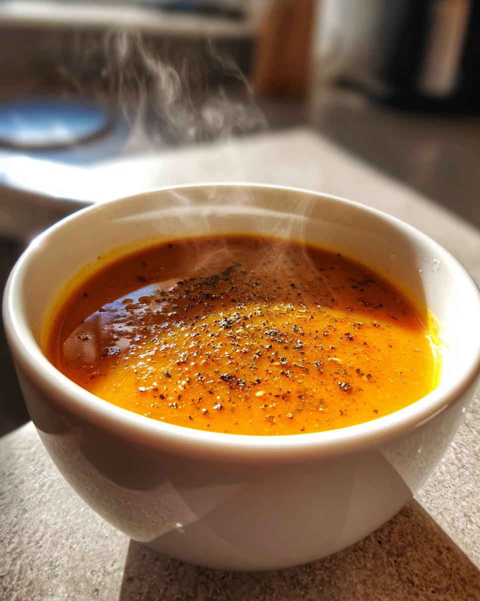 Vegan Carrot Potato Soup - detail 3