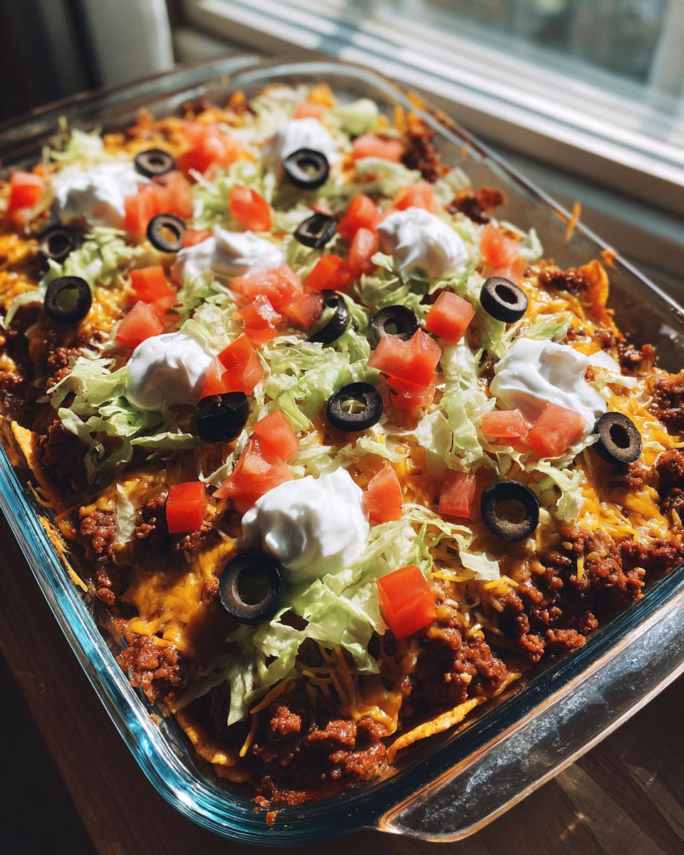 Walking Taco Casserole - detail 2