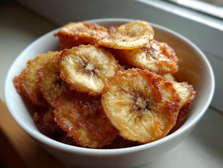 air fryer banana chips