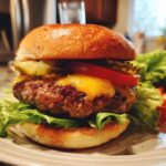 air fryer burgers