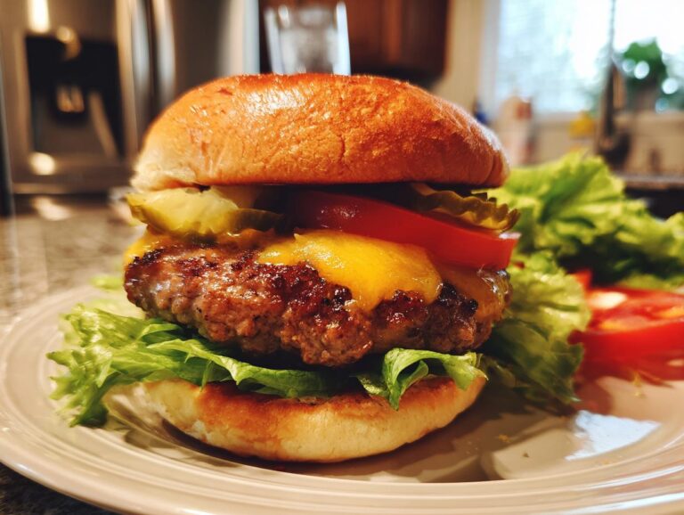 air fryer burgers