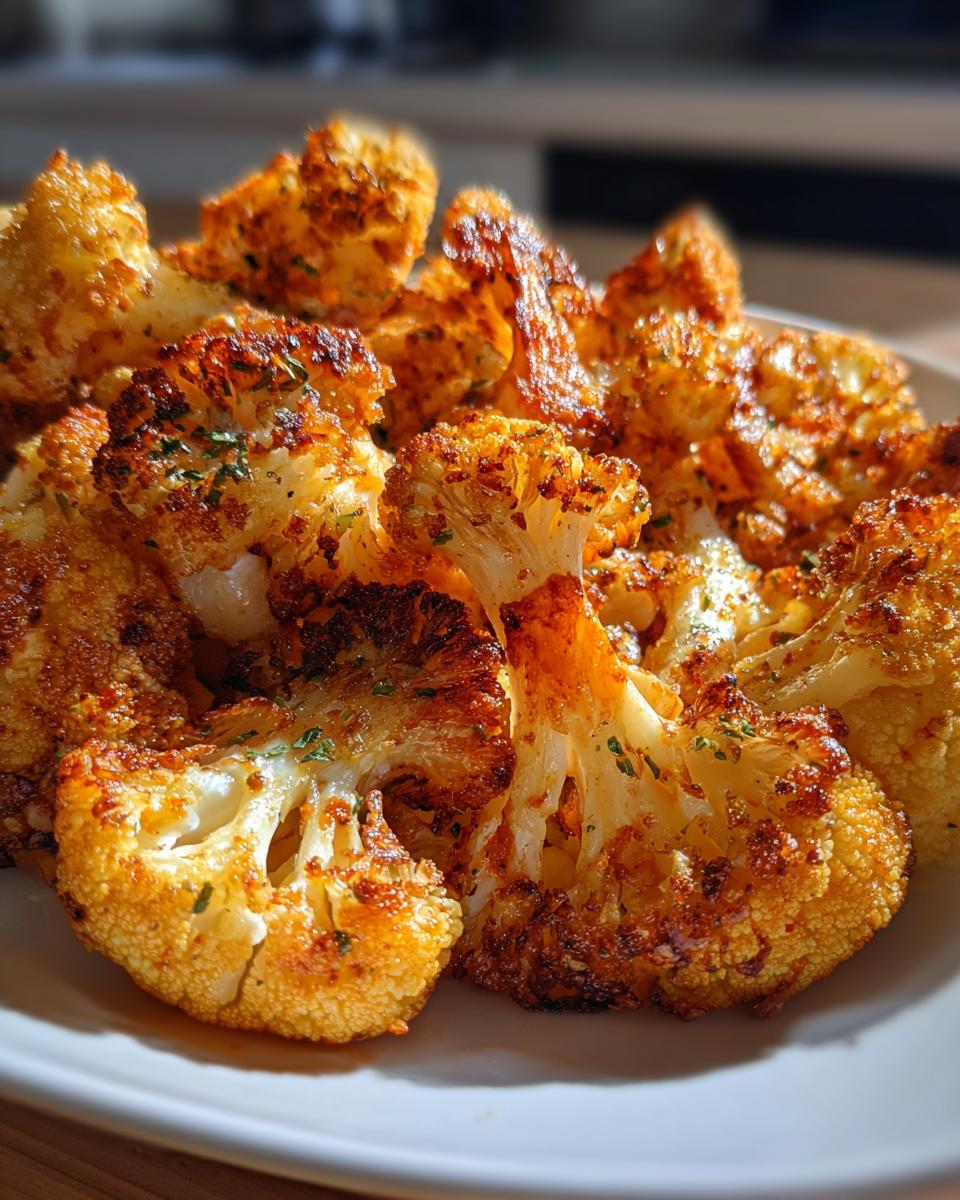 air fryer cauliflower - detail 3