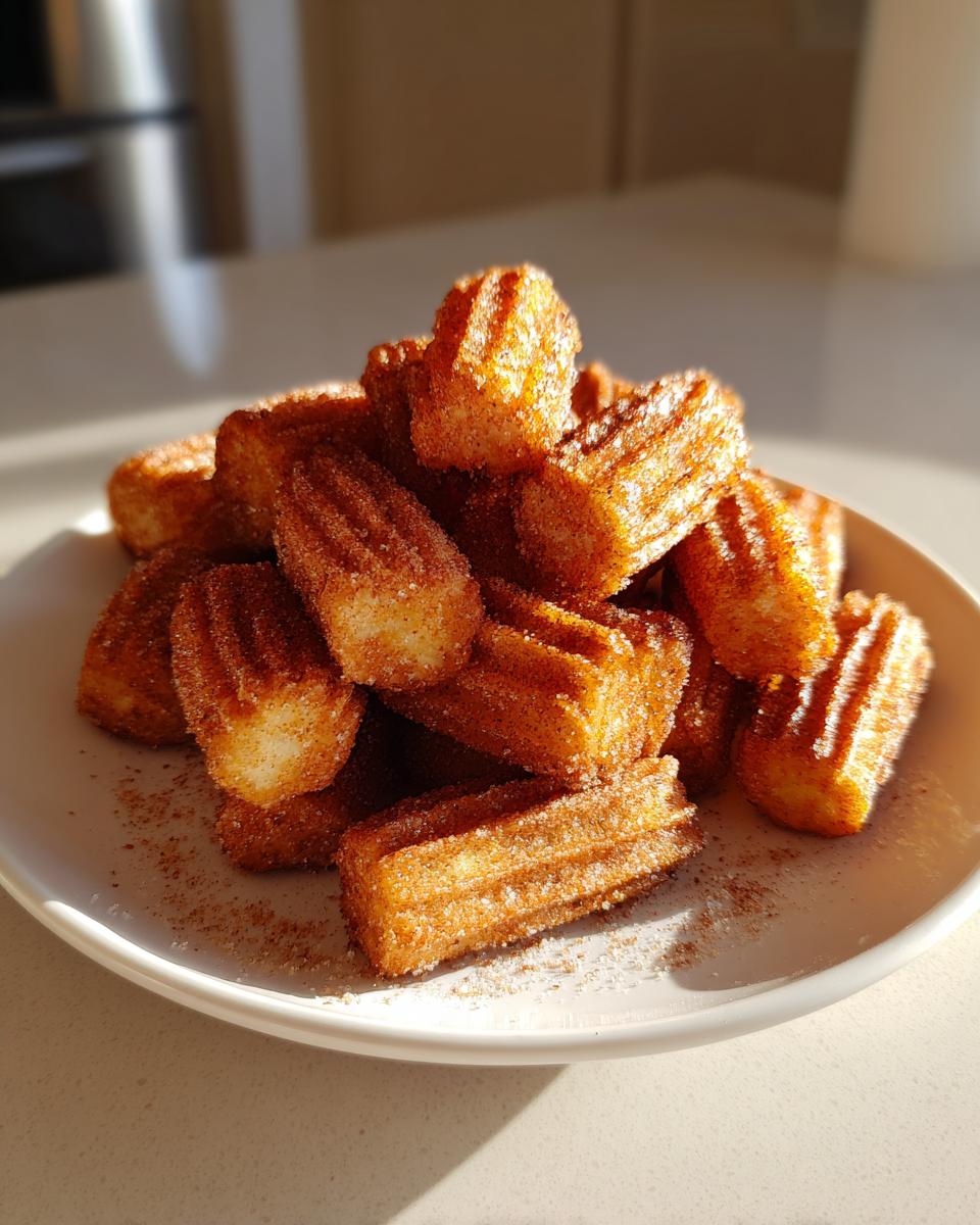 air fryer churro bites - detail 2