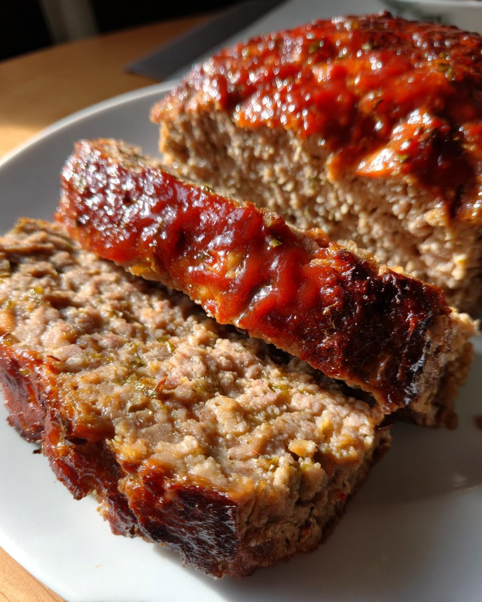 air fryer meatloaf - detail 2
