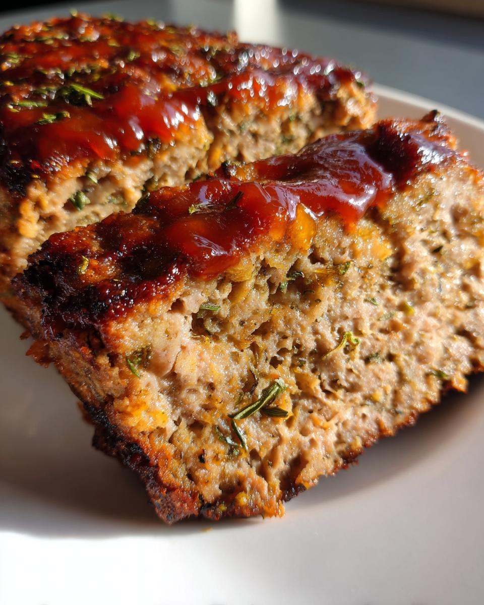 air fryer meatloaf - detail 3