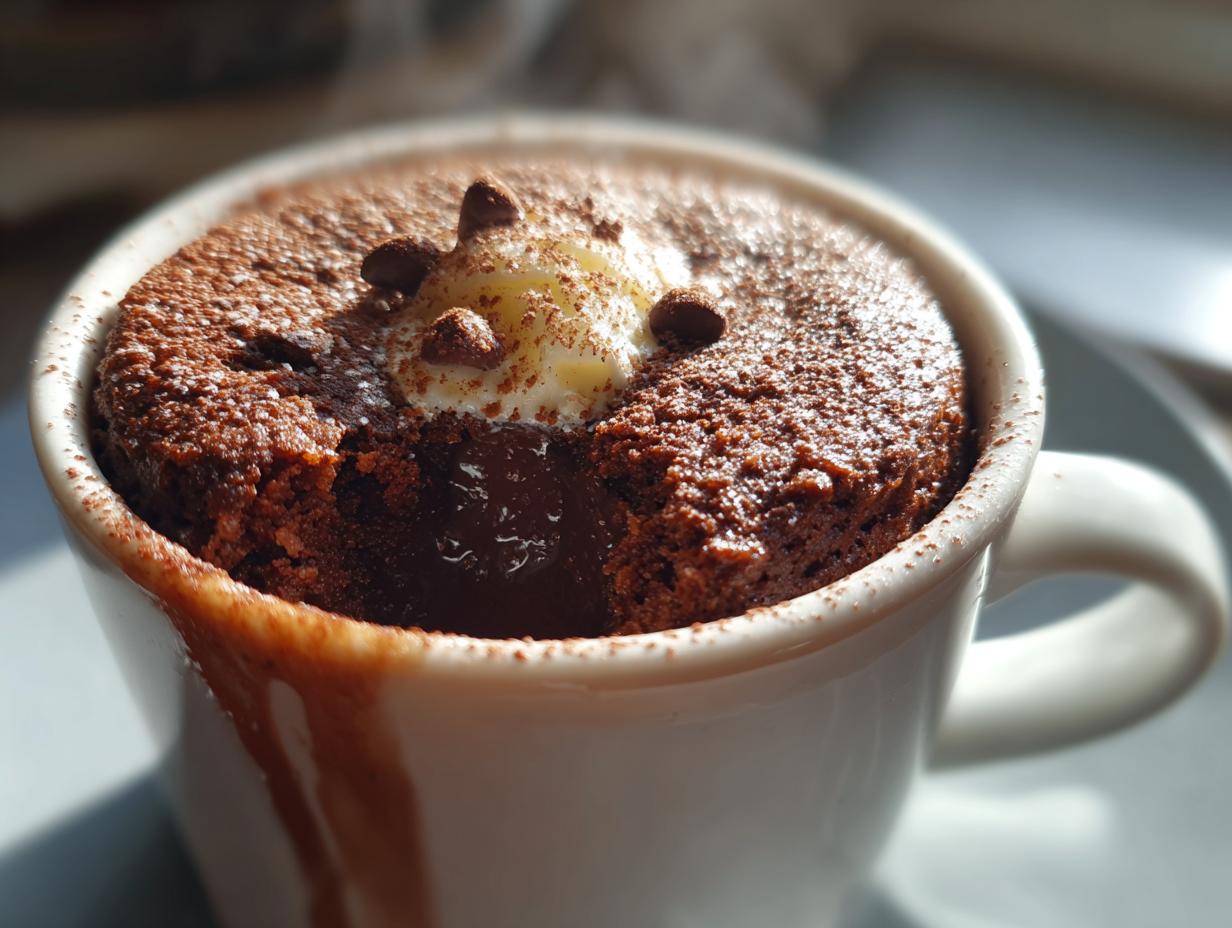 3-Minute Chocolate Mug Cake That Will Amaze You