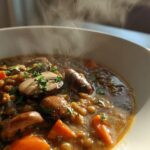lentil mushroom stew