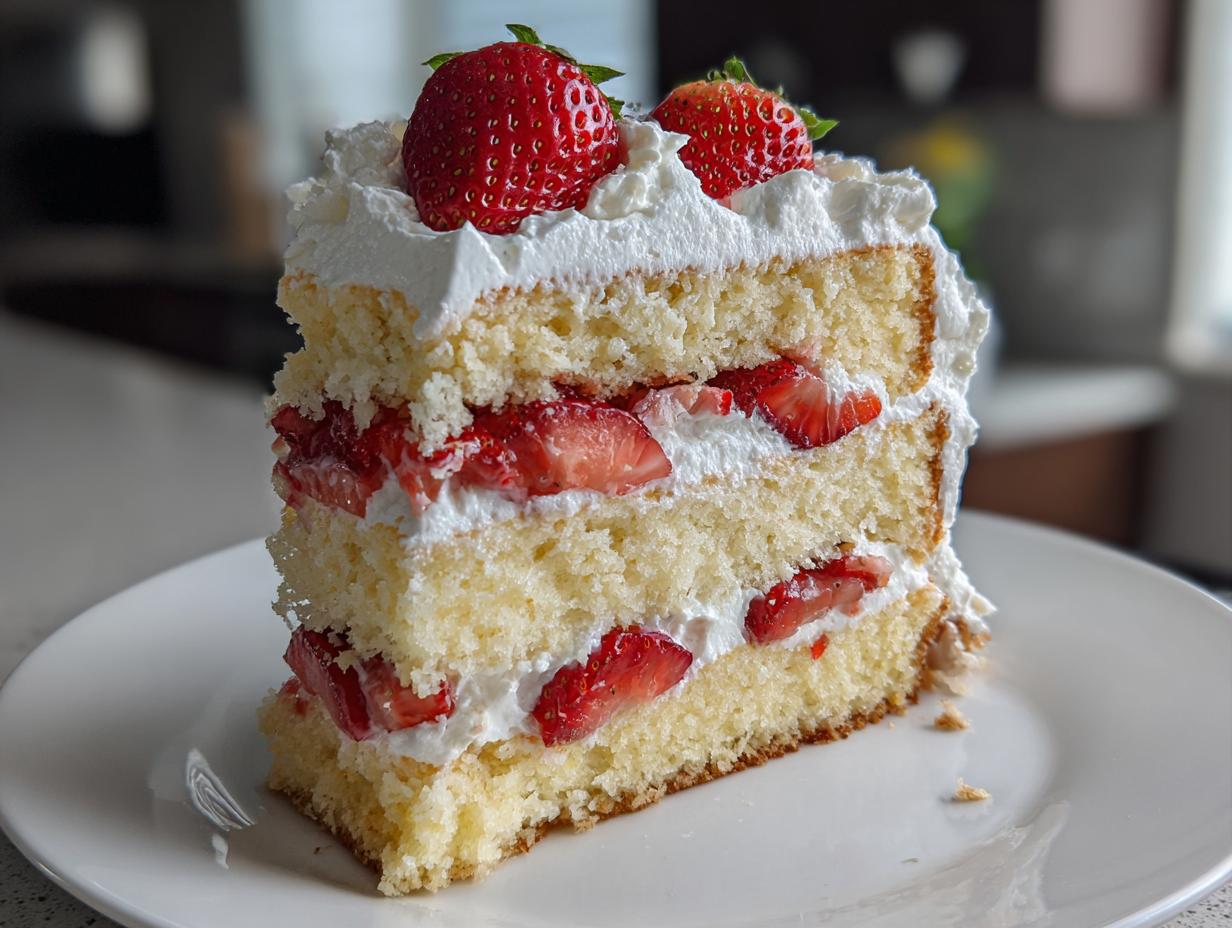 Irresistible Strawberry Shortcake Cake Recipe in 7 Simple Steps