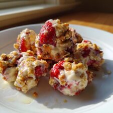 Strawberry Yogurt Clusters