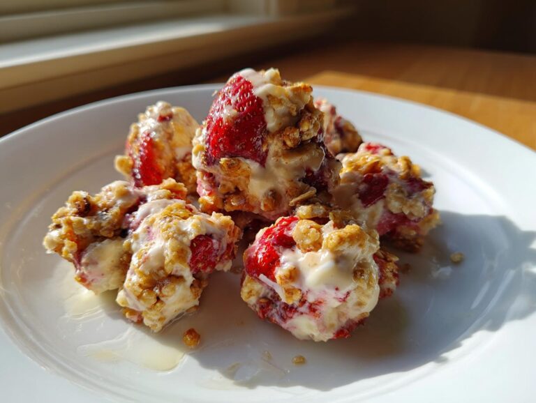 strawberry yogurt clusters