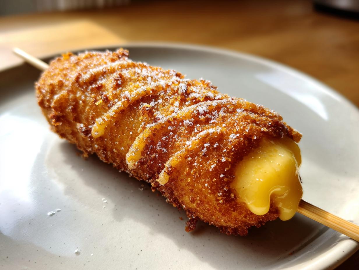Irresistible Cheesy Korean Corn Dogs in 3 Easy Steps