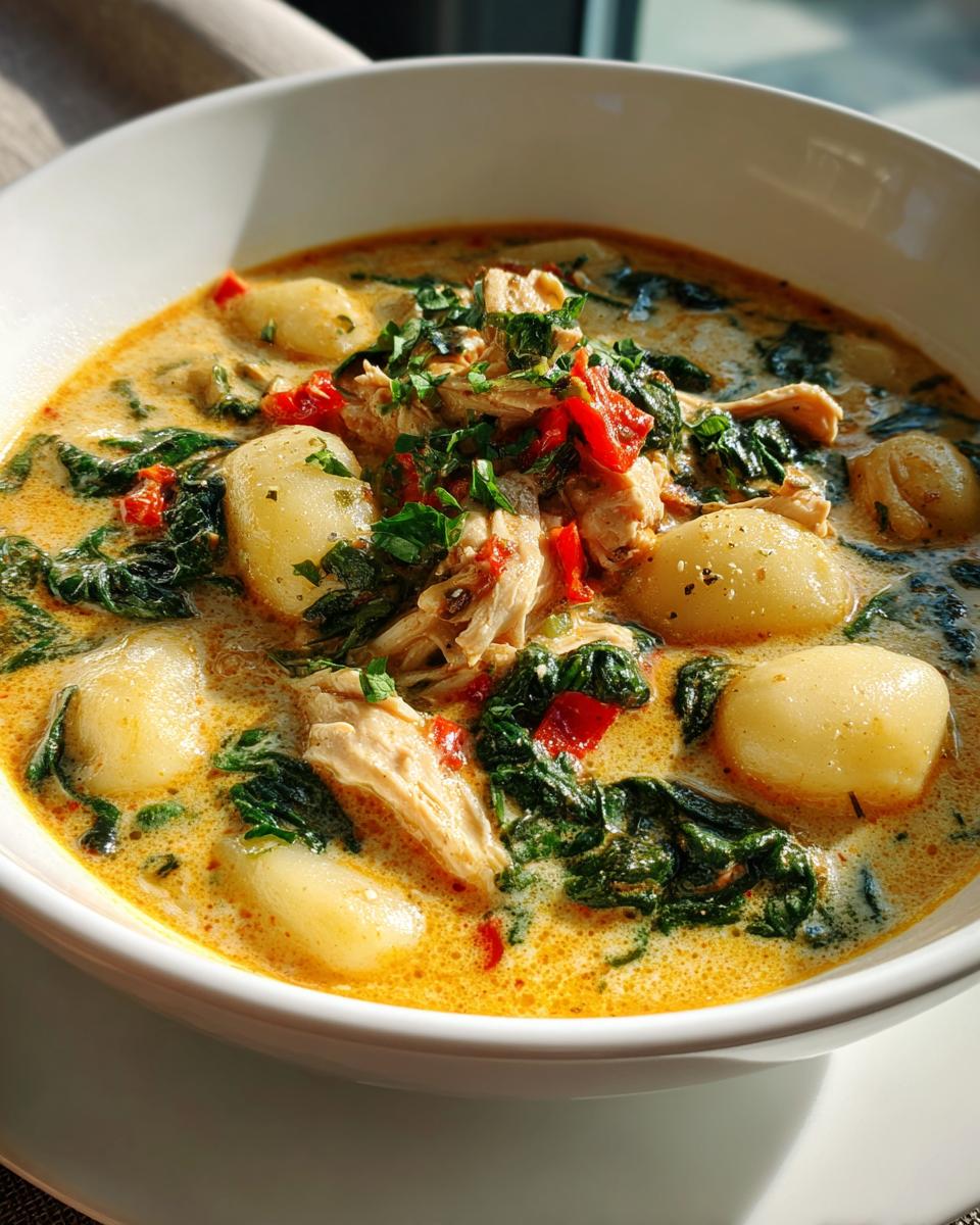 Olive Garden Chicken Gnocchi Soup - detail 2