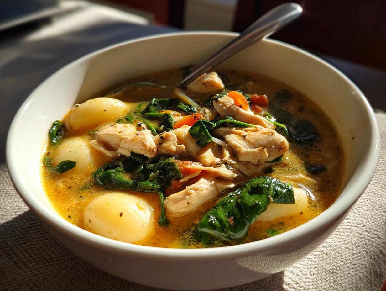 30-Minute Olive Garden Chicken Gnocchi Soup Recipe to Savor