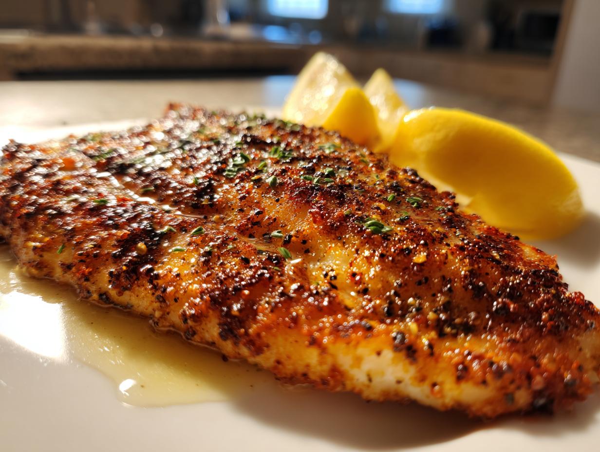 Cajun Blackened Tilapia