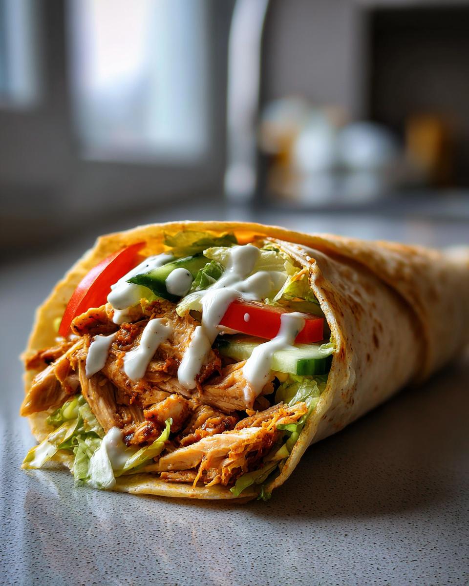 Chicken Shawarma Wrap - detail 2