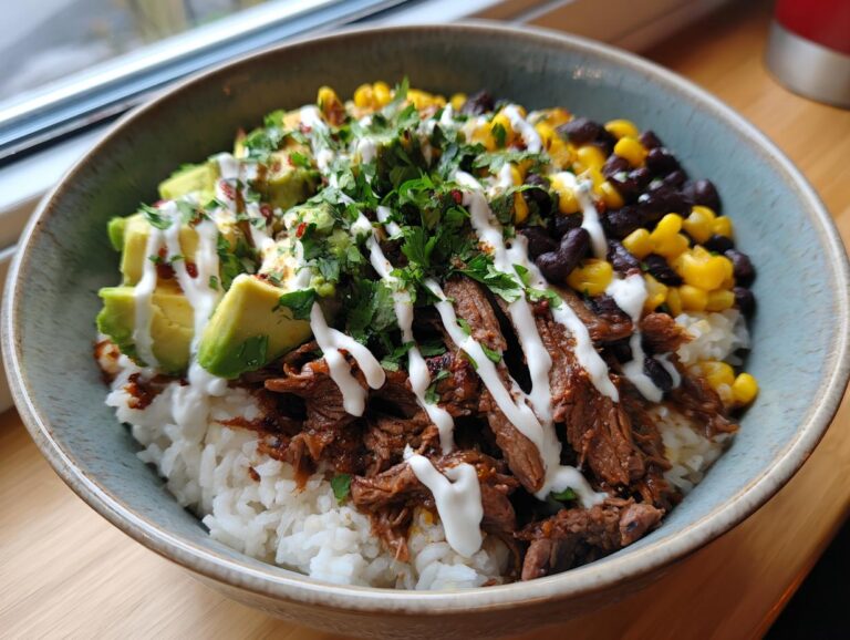 Cilantro Lime Beef Burrito Bowls