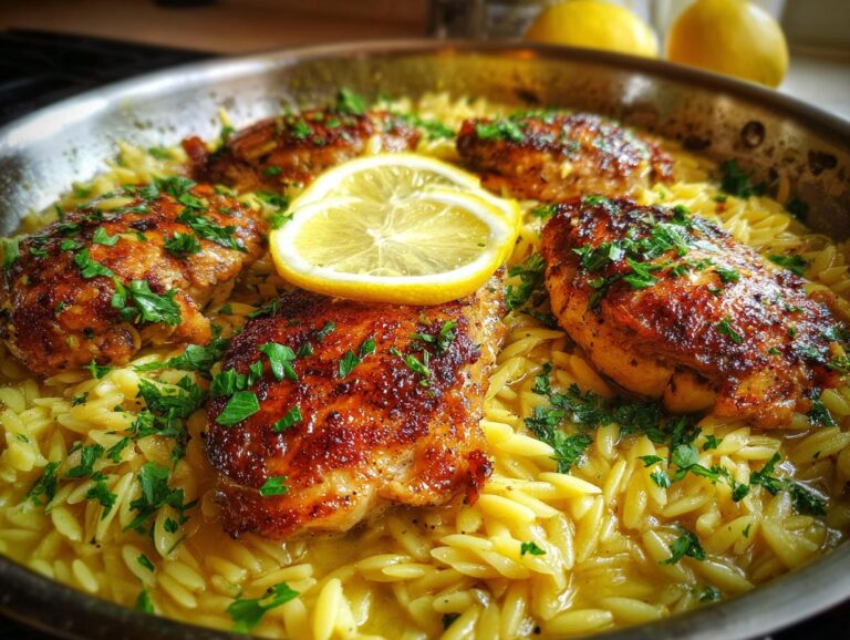 Greek Lemon Chicken Orzo
