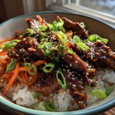 Korean Beef Bulgogi Rice Bowls