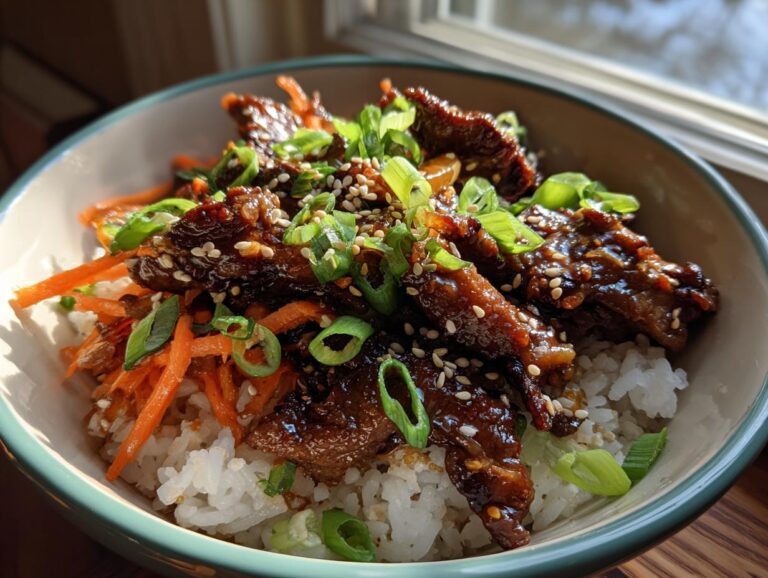 Korean Beef Bulgogi Rice Bowls