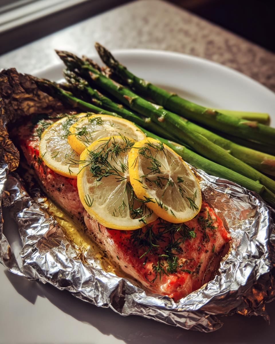 Lemon Dill Salmon Foil Packets - detail 2