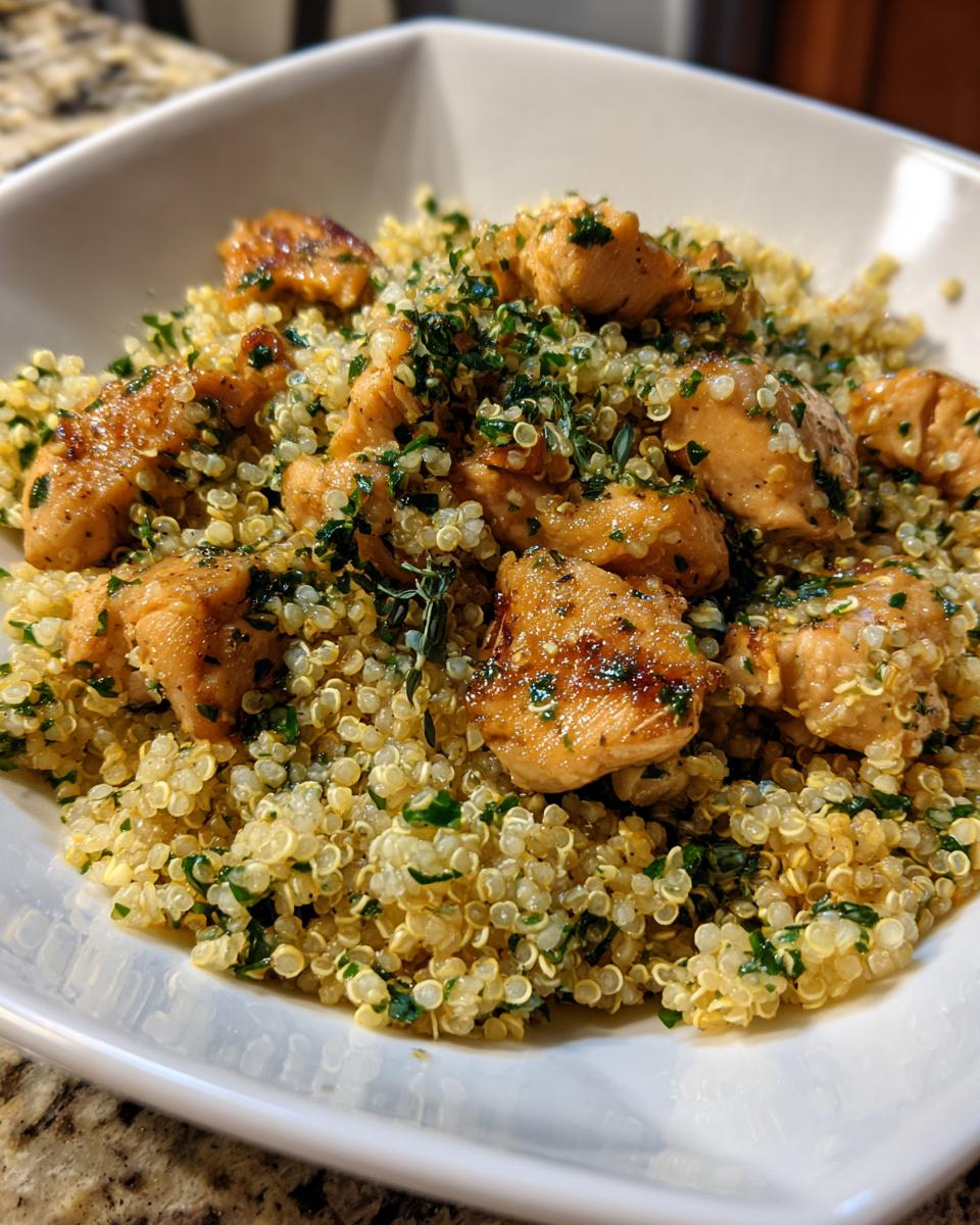 Lemon Herb Quinoa Pilaf with Chicken - detail 2