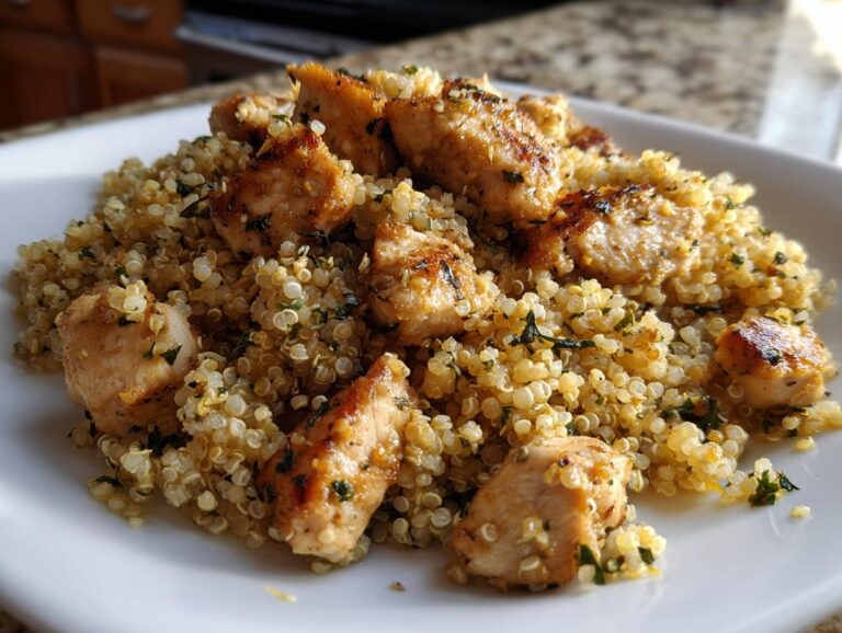 Lemon Herb Quinoa Pilaf with Chicken