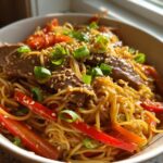 Sesame Ginger Beef Noodle Bowl