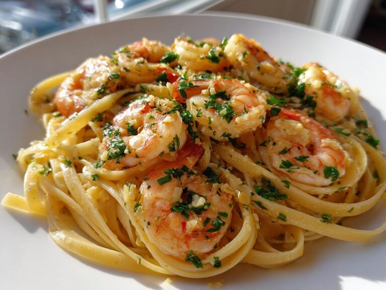 Shrimp Scampi Linguine