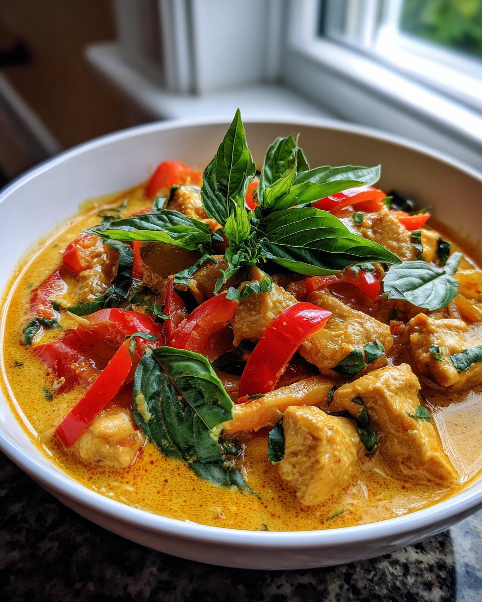 Thai Coconut Curry Chicken - detail 2