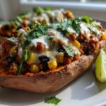 Turkey Taco Stuffed Sweet Potatoes