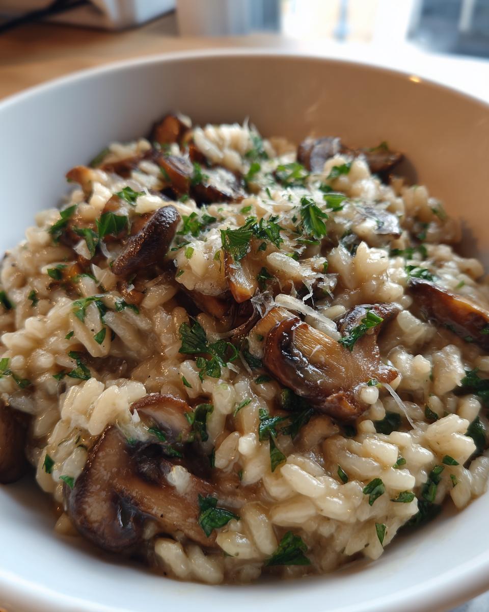 Wild Mushroom Risotto - detail 2