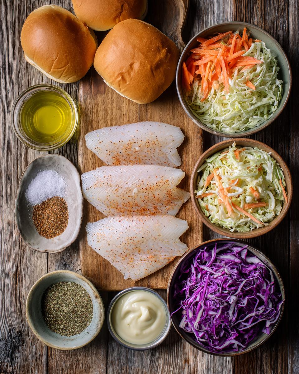 Blackened Catfish Sandwiches - detail 1