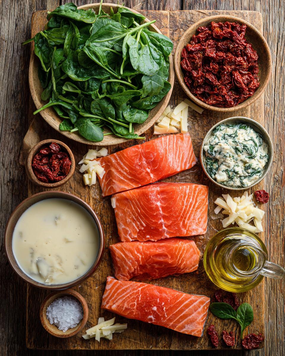 Creamy Tuscan Salmon - detail 1