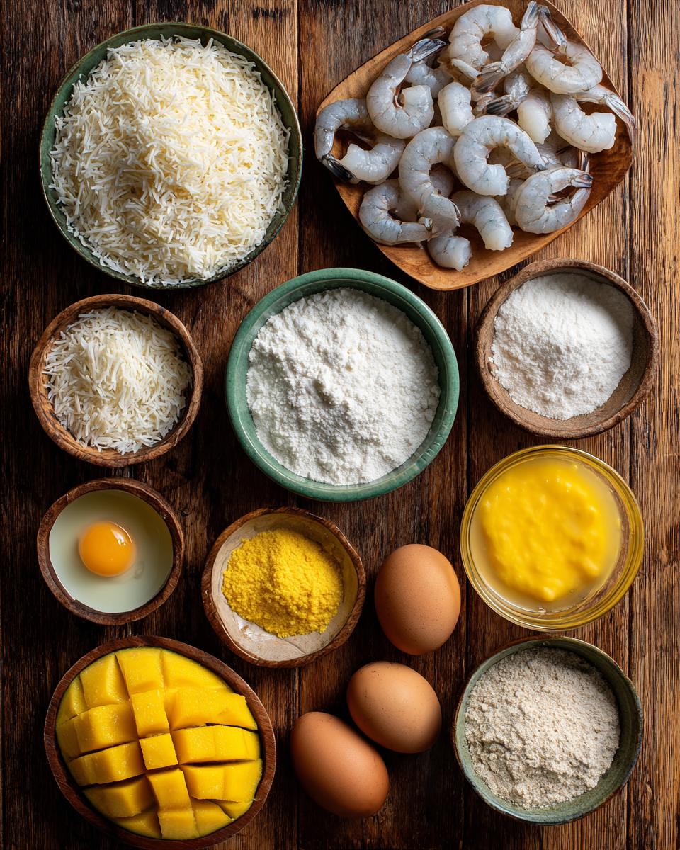 Crispy Coconut Shrimp with Mango Sauce - detail 1