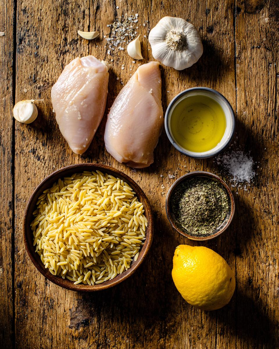Greek Lemon Chicken Orzo - detail 1