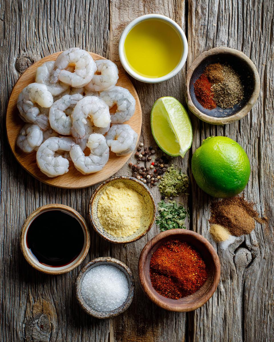 Jamaican Jerk Shrimp Skewers - detail 1