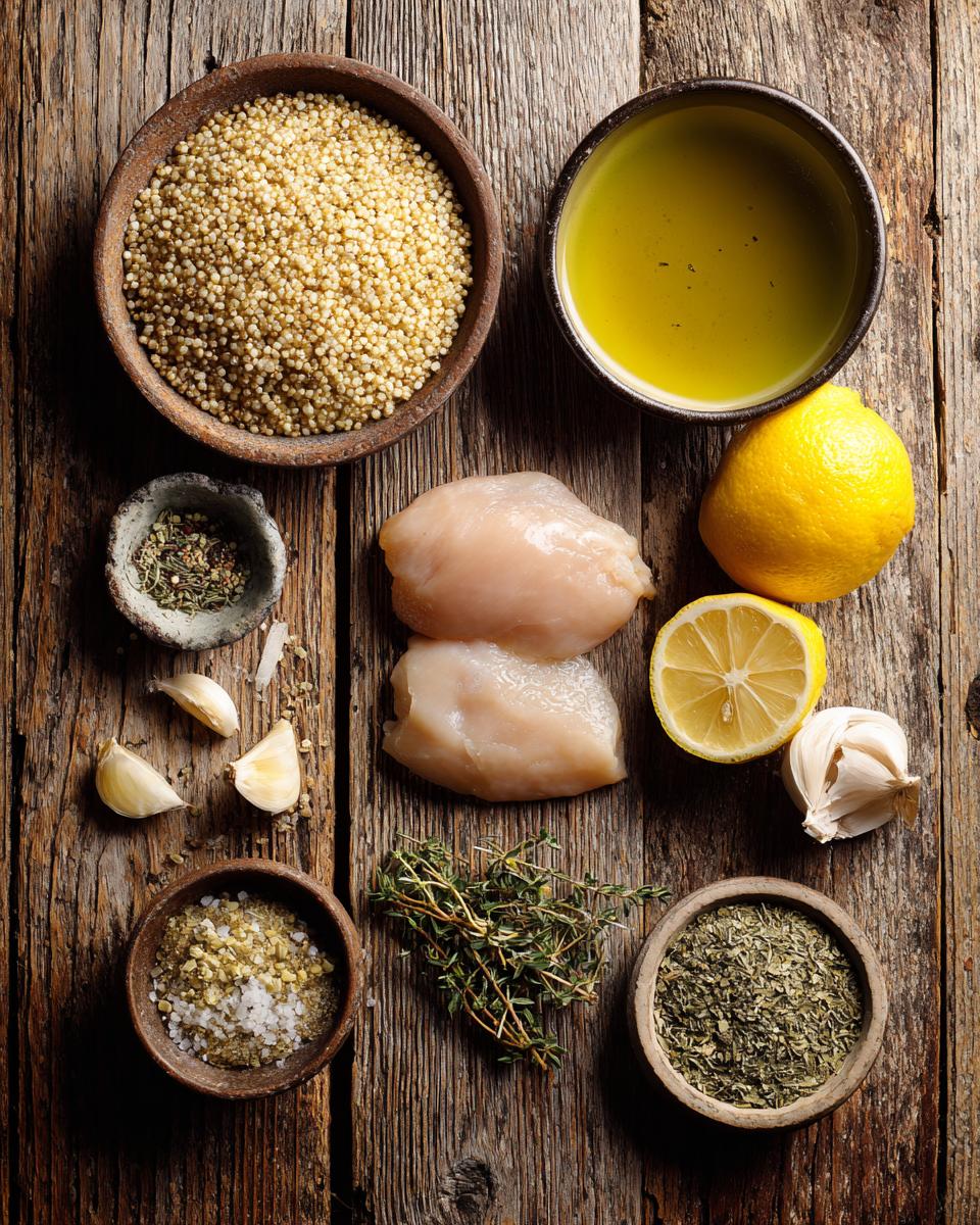 Lemon Herb Quinoa Pilaf with Chicken - detail 1