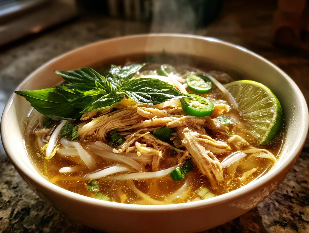 Pressure Cooker Pho Ga in 30 Minutes