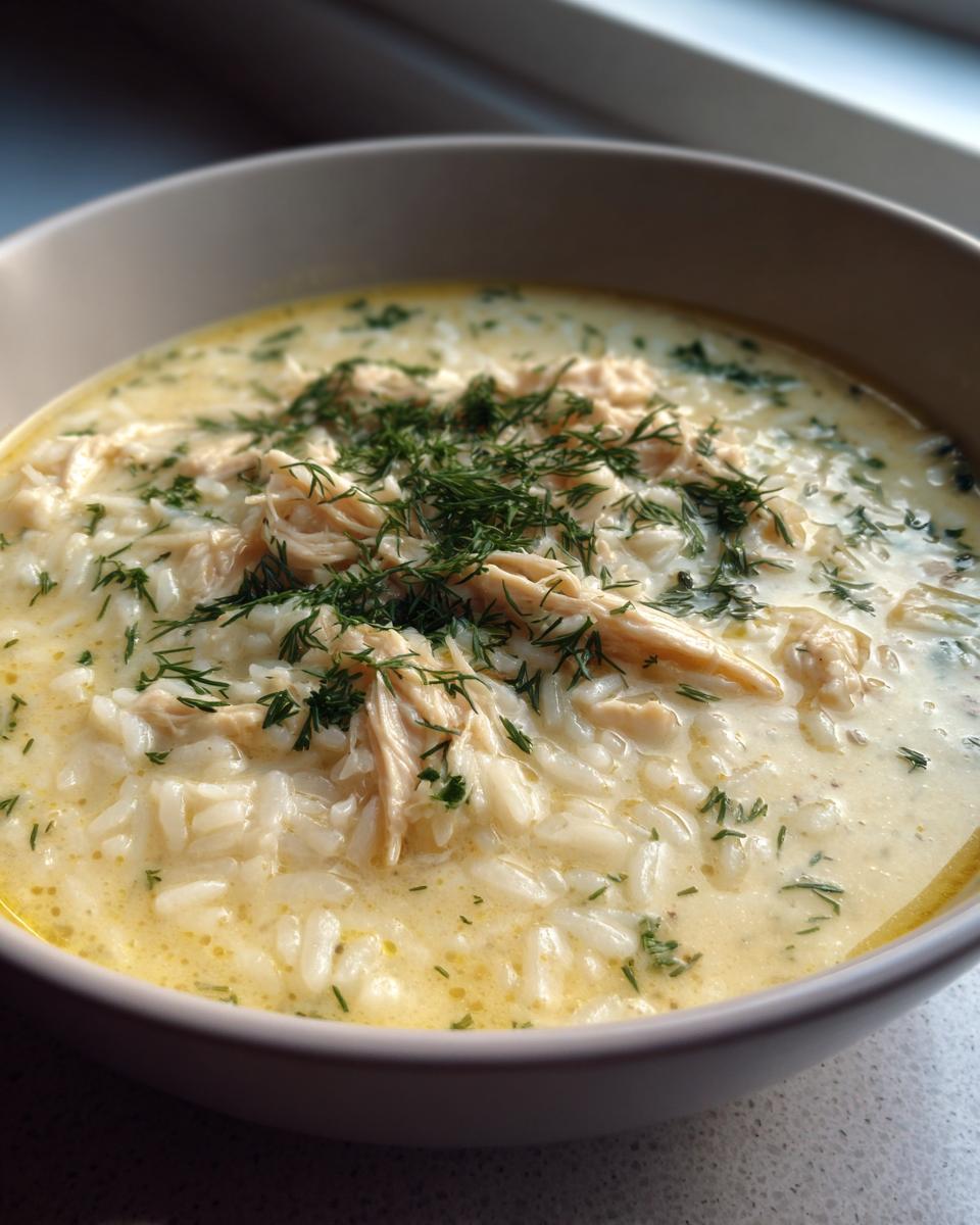 Avgolemono Soup - detail 1