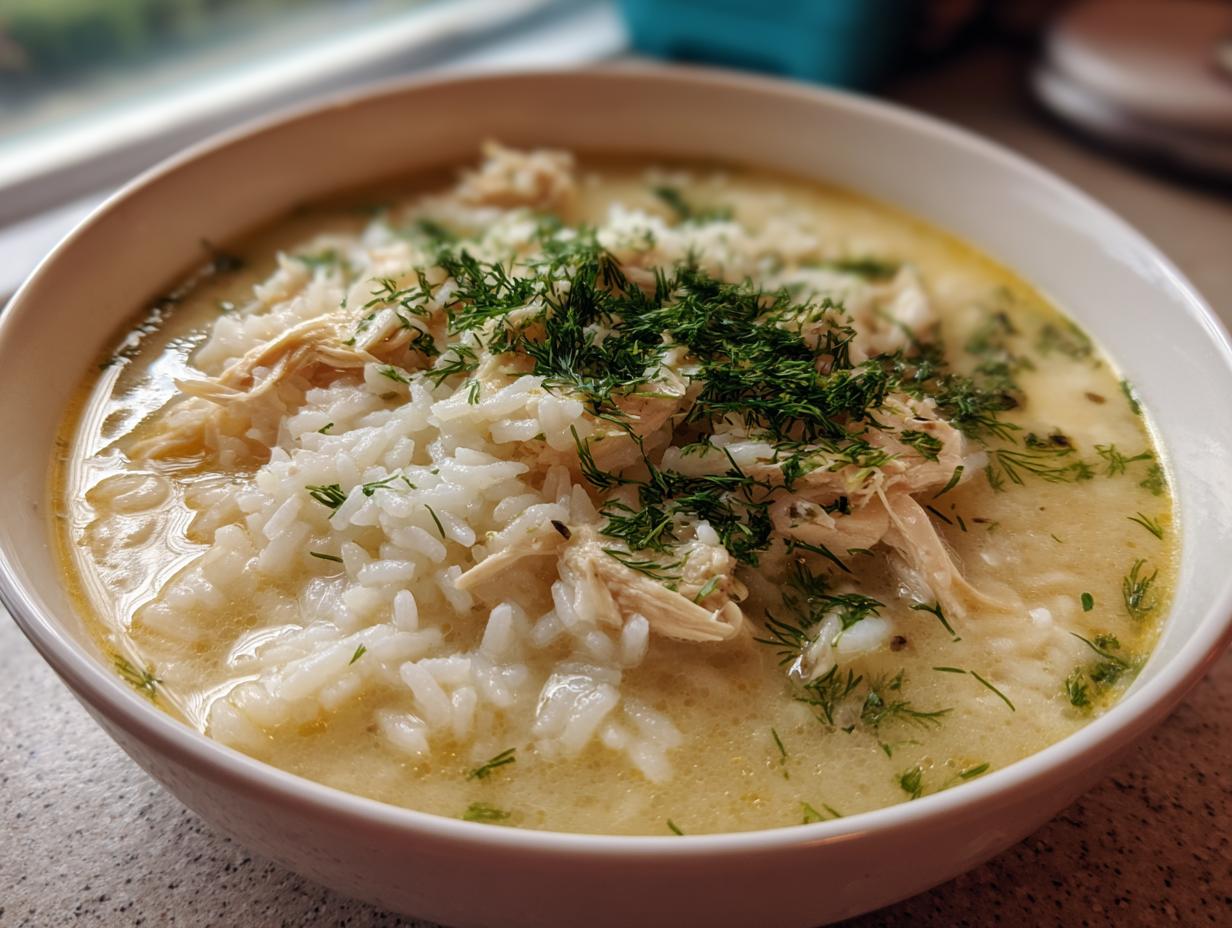 Avgolemono Soup with Chicken
