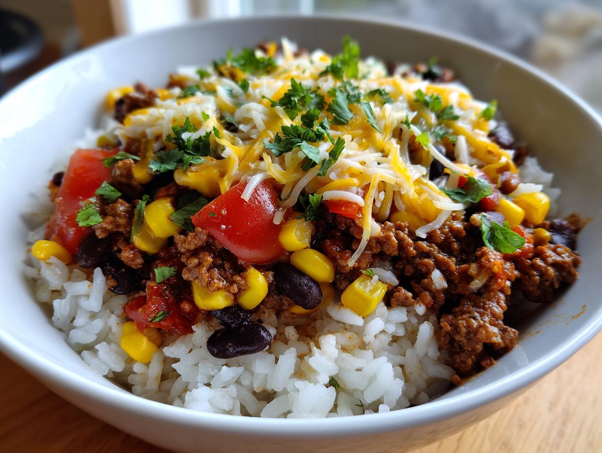 Beef Burrito Bowls