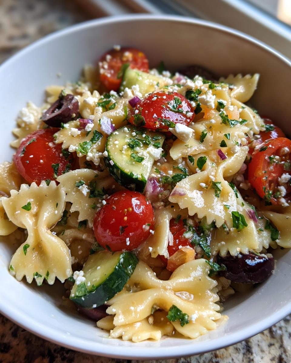 Bow Tie Pasta Salad - detail 1