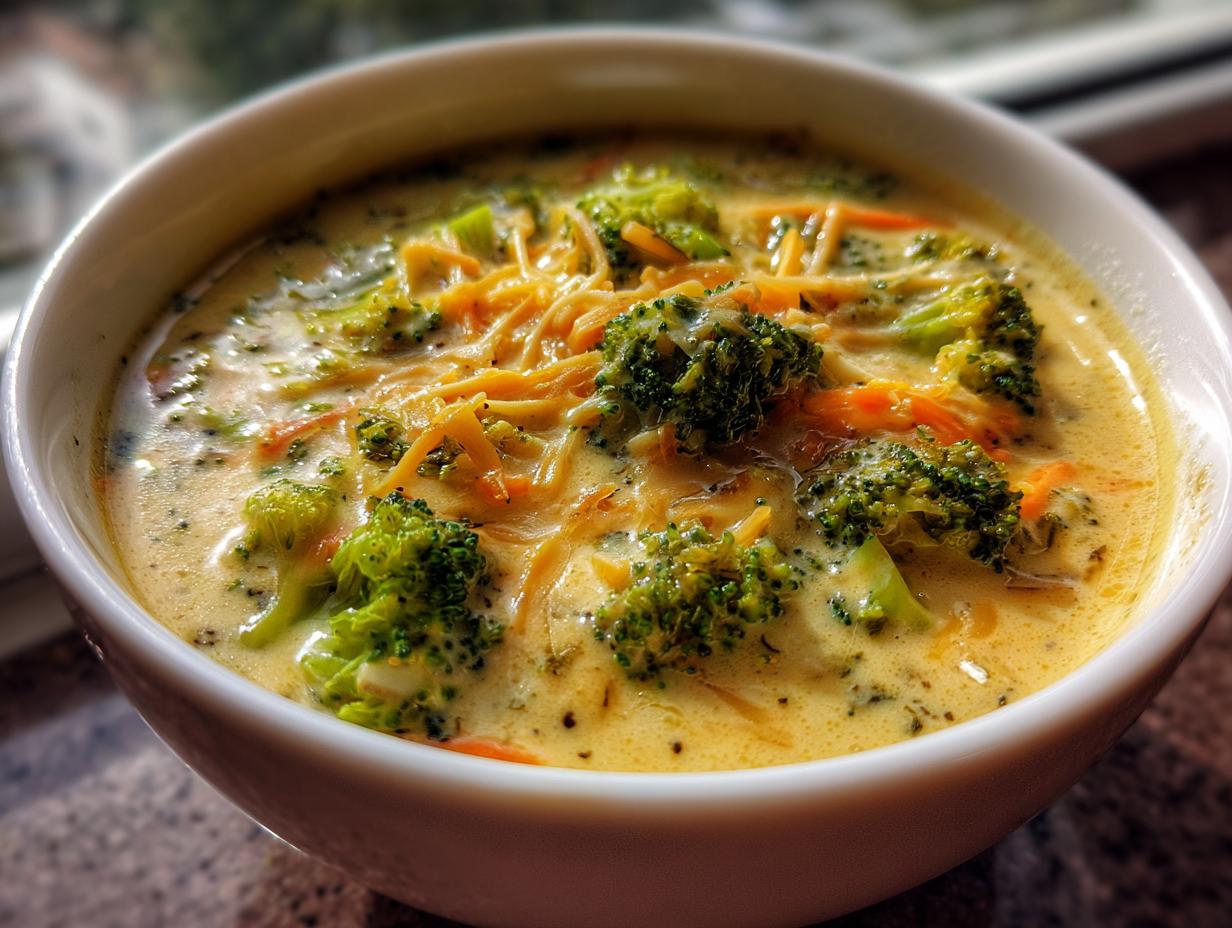 Creamy Broccoli Cheese Soup
