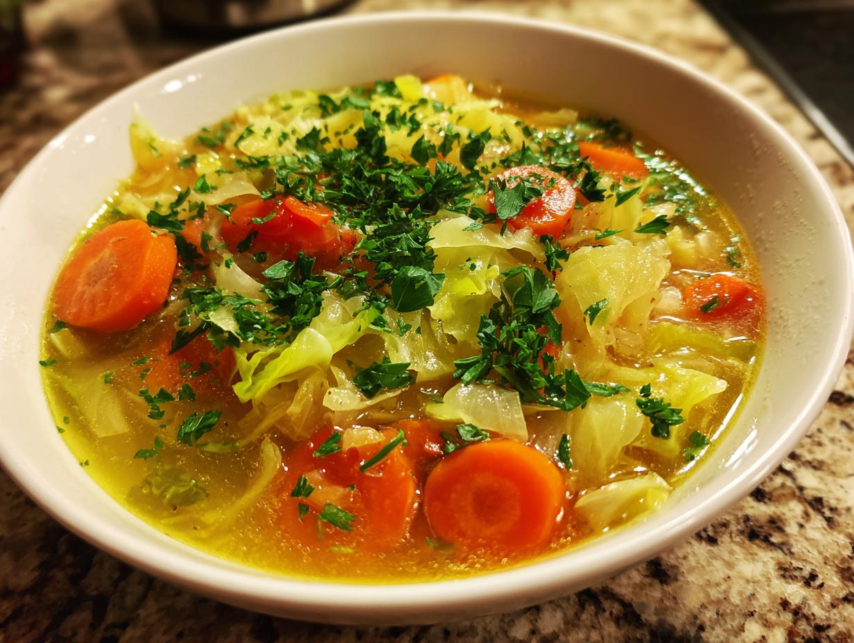 Easy Weeknight Cabbage Soup